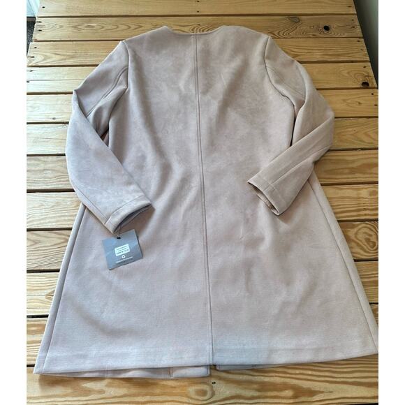NWT $115 Marc New York Snap Front Jacket Size Large Women’s Light Pink - Picture 2 of 10